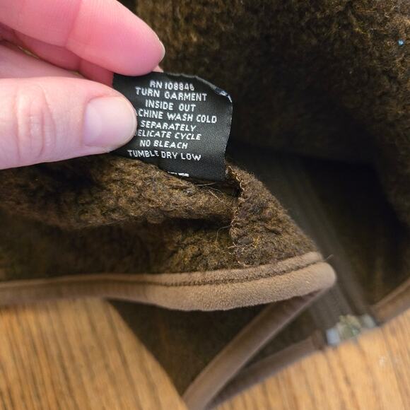 Kuhl Brown Alpaca Fleece Zip Up Jacket Sz XL. unisex - Picture 3 of 11